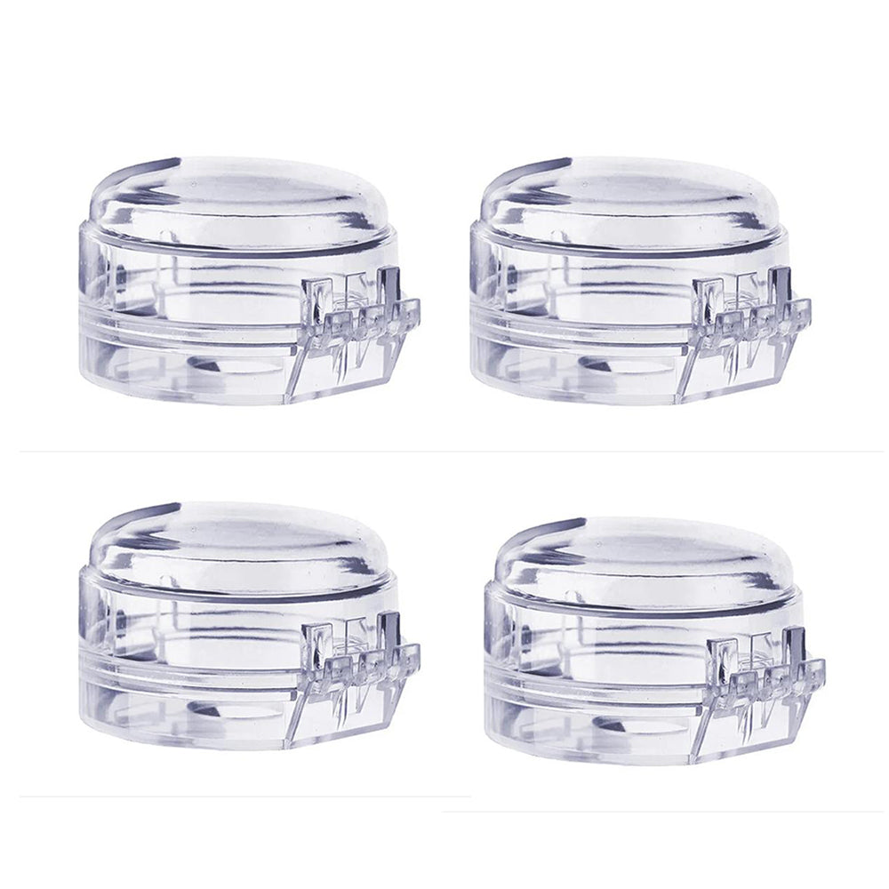 4Pcs Gas Stove Oven Knob Lock Protector Cover