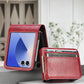 PU Wallet Card Holder Case for Samsung Galaxy Z Flip 6 7 8 with Stand-Red