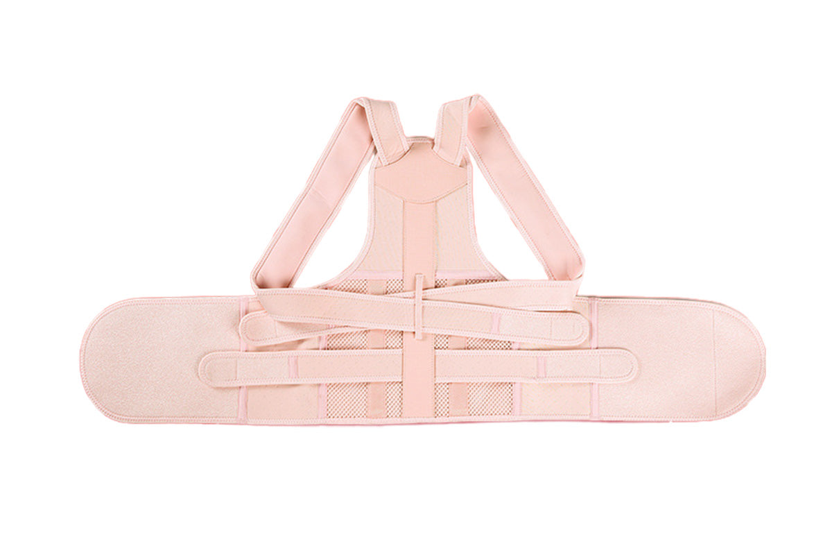 Posture Corrector Back Brace Adjustable Straightener for Improving Back Posture-Pink