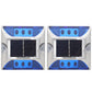 2 Pack Solar Deck Lights for Outdoor Roadway Driveway and Path Marking