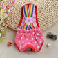 Cute Harness Female Dog Sanitary Pants Reusable Menstrual Diaper