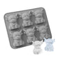 2 Pack 6 Cavity Silicone Highland Cow Ice Cube Molds