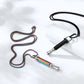 Breathlace Necklace Stainless Steel Quit Smoking Anti-Vaping Breathing Pendant Necklace