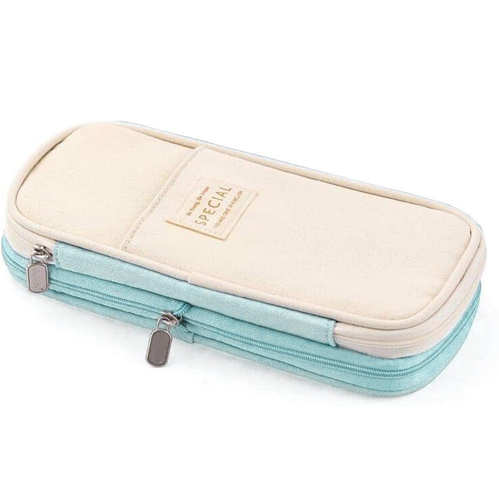 Large Capacity Expandable Zipper Pencil Case