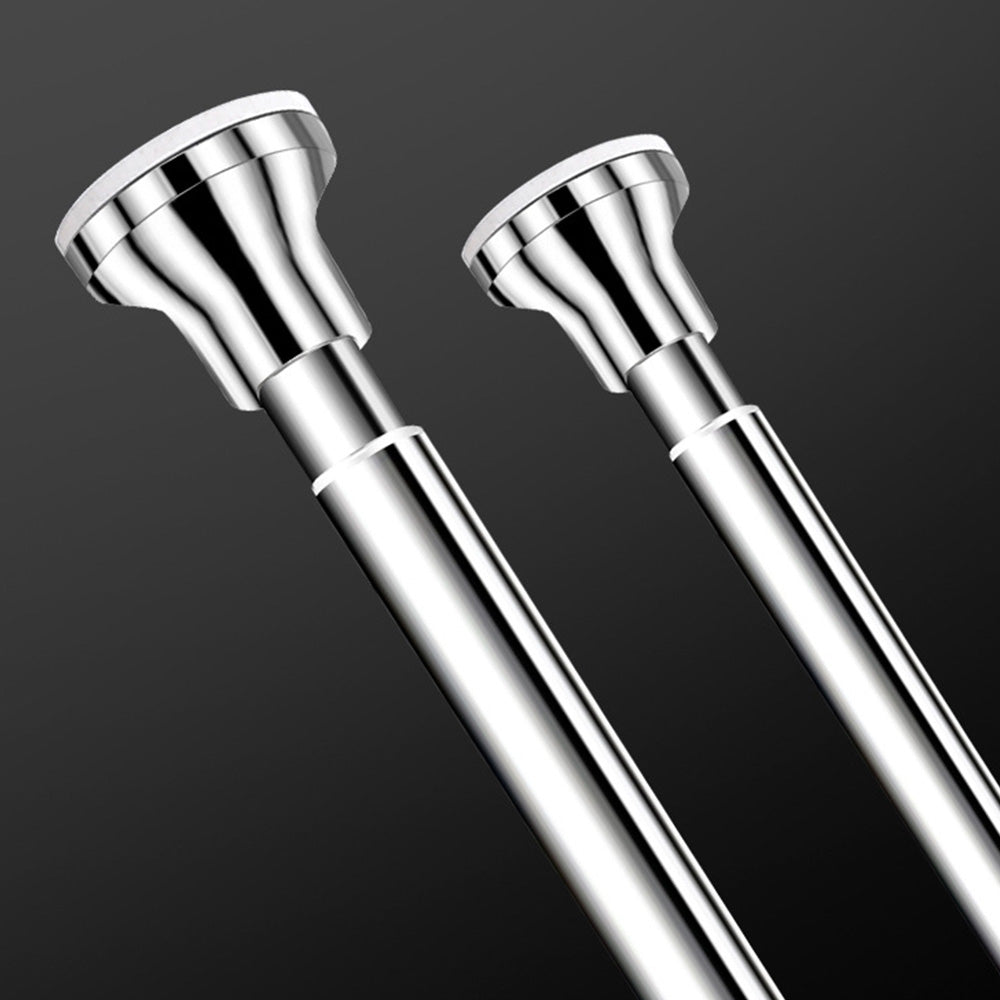 Adjustable Tension Curtain Rod Telescopic Shower Pole for Bathroom