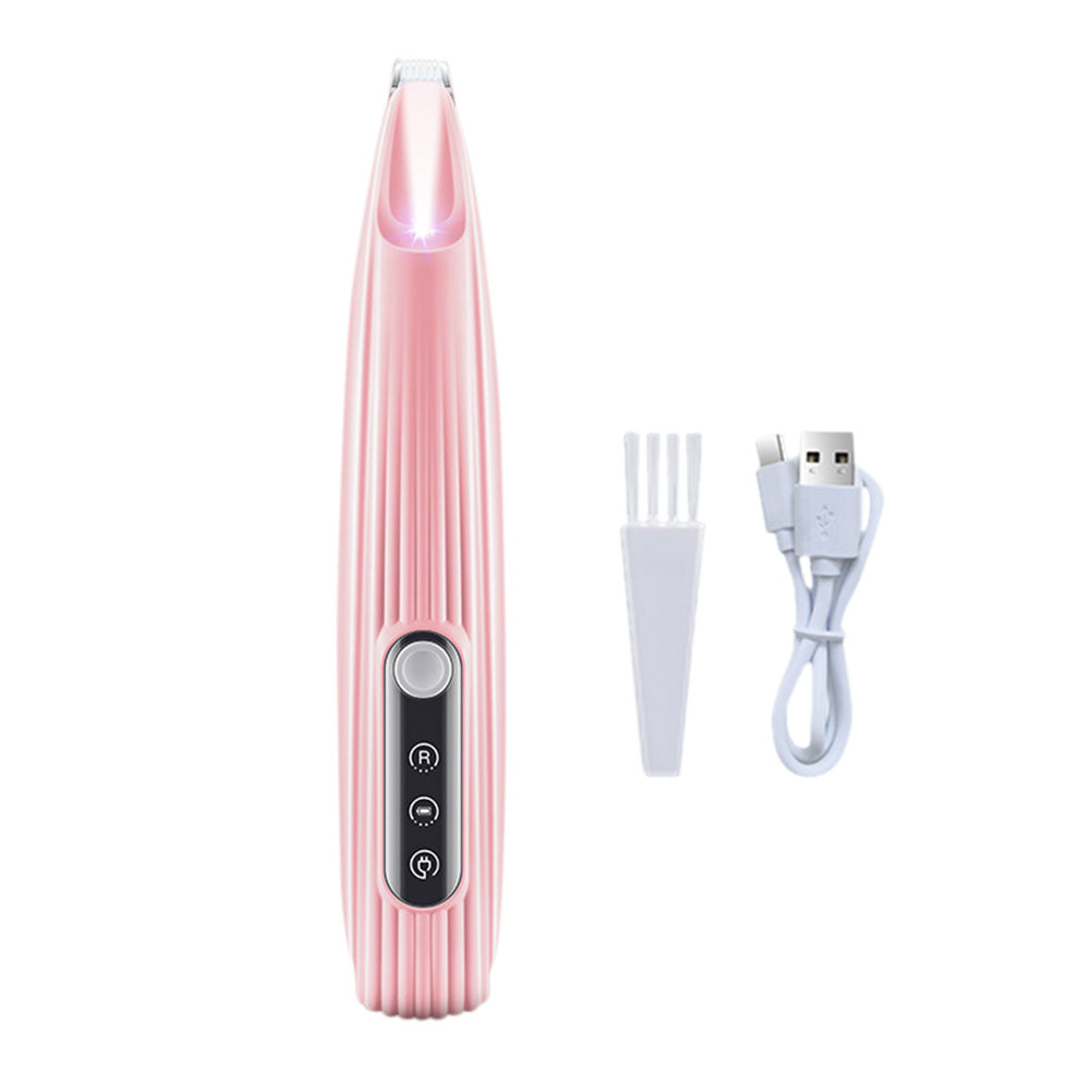 Pet Micro Precision Trimmer Pet Hair Clippers Waterproof Rechargeable Pet Shaver with LED Light