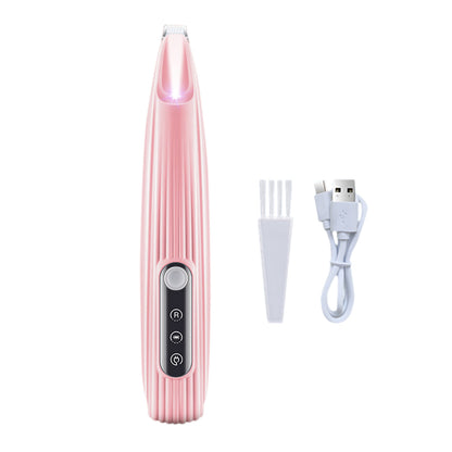 Pet Micro Precision Trimmer Pet Hair Clippers Waterproof Rechargeable Pet Shaver with LED Light