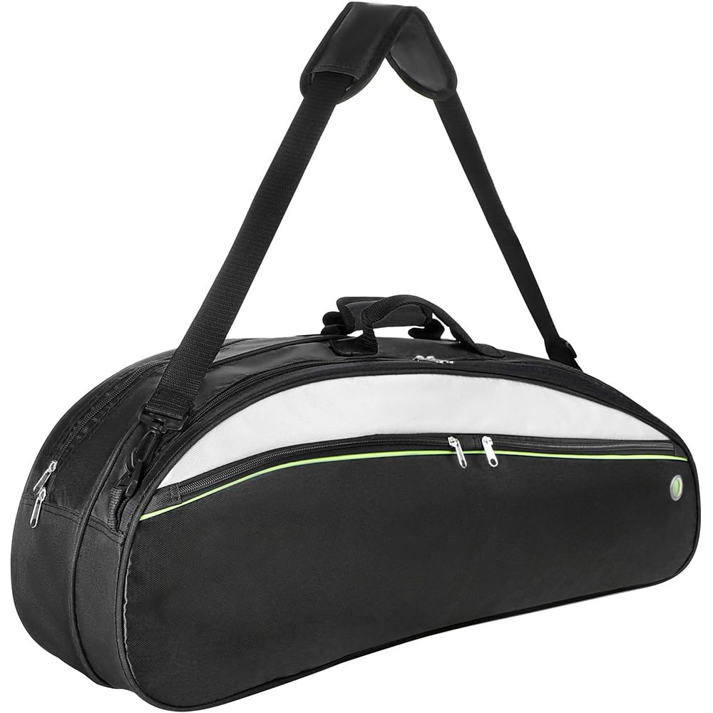 Badminton Bag for 4 to 6 Rackets with Shoe Compartment and Shoulder Strap