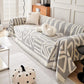 Boho Plaid Sofa Cover