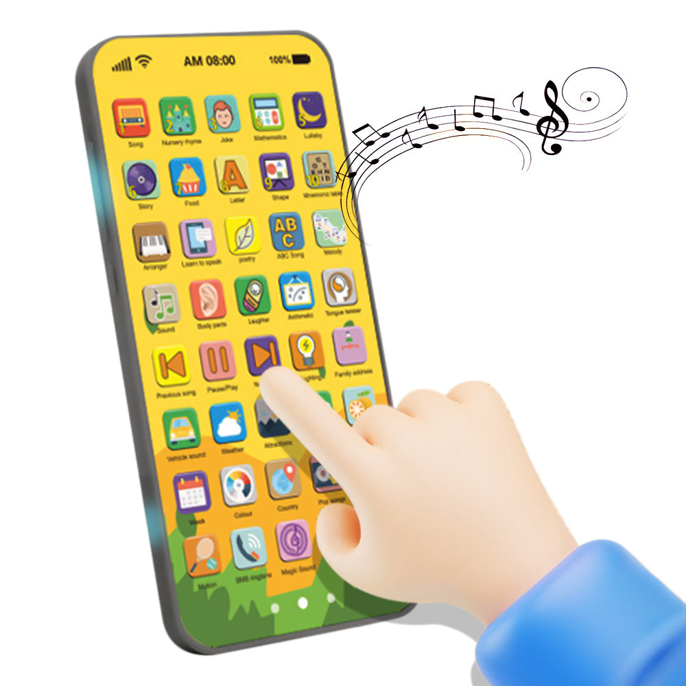 Learning Phone Toy with Over 10000 Educational Contents Touch Screen Early Education Gift
