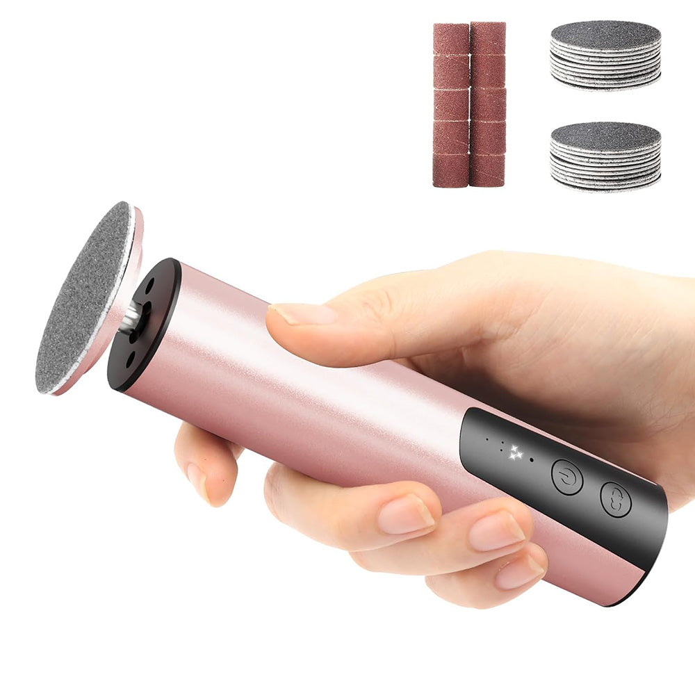2 in 1 Electric Foot Callus Remover Electric Foot File Nail Grinder with Sandpaper