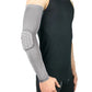 2Pcs Elbow Brace Compression Sleeve with Honeycomb lining for Tennis Weightlifting Golf-Grey