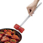 Silver Stainless Steel Long Food Tong Straight Tweezers Kitchen Tool