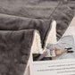 Reversible Plush Faux Mink Sherpa Lambswool Blanket