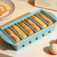3 Pack Silicone Freezer Trays with Lids Multi-Size Silicone Freezer Moulds
