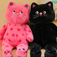 Cuddle Spotted Cat Plush Stuffed Toy Couple Cat Doll Couple Gift Polka Dot Cat Doll