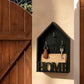Vintage Key Holder Wall Mount with 3 Metal Hooks Key Rack for Entryway Living Room
