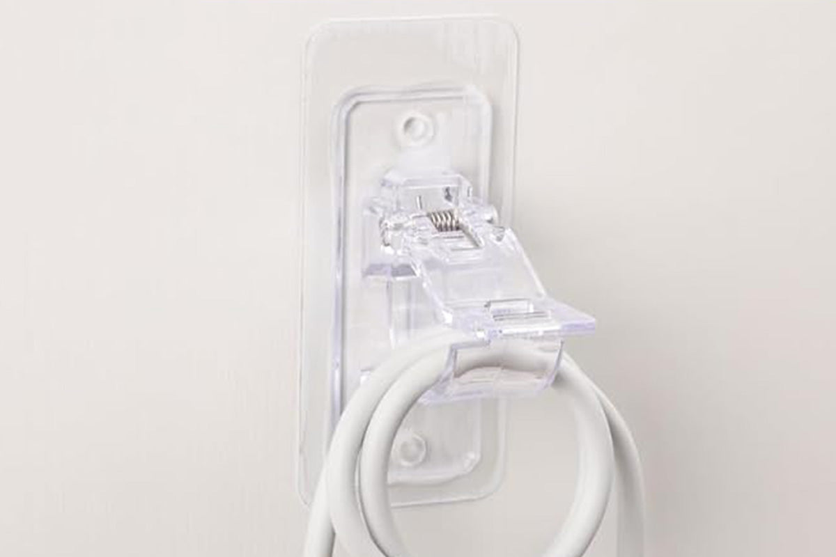 No Drill Self Adhesive Curtain Rod Brackets Transparent Invisible Holders for Curtains Towels