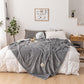 Solid Soft Flannel Plush Throw Sofa Bedding Blanket