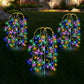 100/200LEDs Solar Firecracker Fireworks Light Outdoor Garden Stake Light