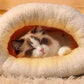 Warm Sherpa Pet Sleeping Bag Pet Sleep Sack Comfortable Pet Bed Bag