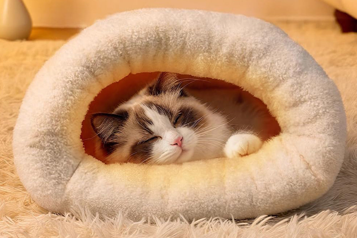 Warm Sherpa Pet Sleeping Bag Pet Sleep Sack Comfortable Pet Bed Bag