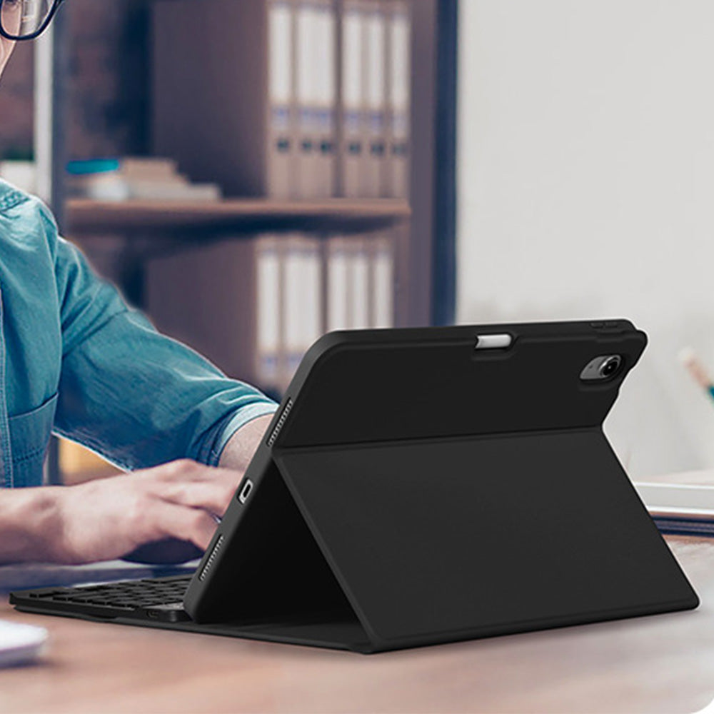 Bluetooth Keyboard Case for iPad 11th 10th Gen A16 Backlit Cover