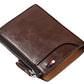 RFID Blocking PU Wallet Anti-theft Cash Credit Card Holder ID Purse
