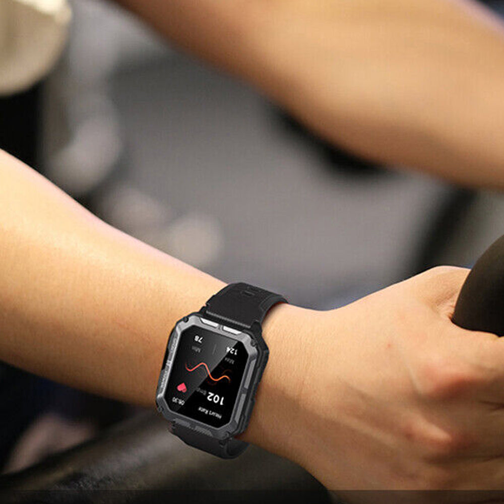 Bluetooth Smart Watch Fitness Tracker with Heart Rate Monitor