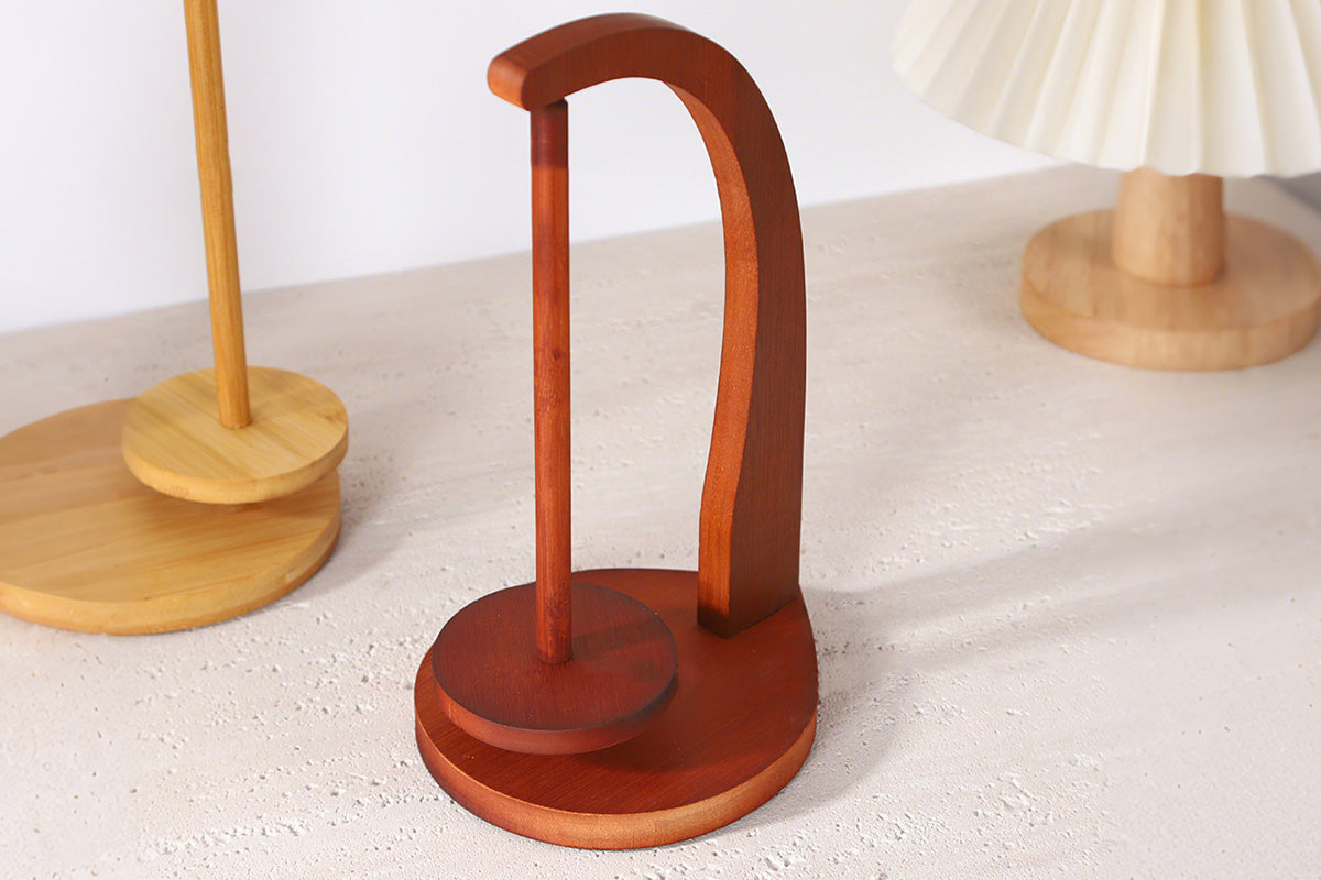 Yarn Holder for Crocheting and Knitting Wooden Yarn Spinner