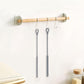 2Pcs Silicone Straw Cleaner Brush Non-slip Handle for Clearing Glass Smoothie Straws