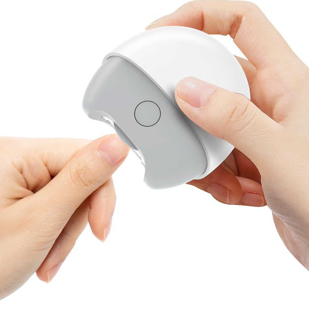 Electric Automatic Nail Clipper With Light And Nail Scraps Storage For Adult
