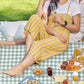 Outdoor Picnic Blanket Splash-resistant Foldable Travel Mat 203x203cm