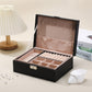 Jewellery Organiser Case Box Holder Storage Earring Ring Display with Lock and Key
