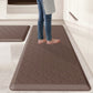 Cushioned PVC Floor Mat for Kitchen and Office-Brown