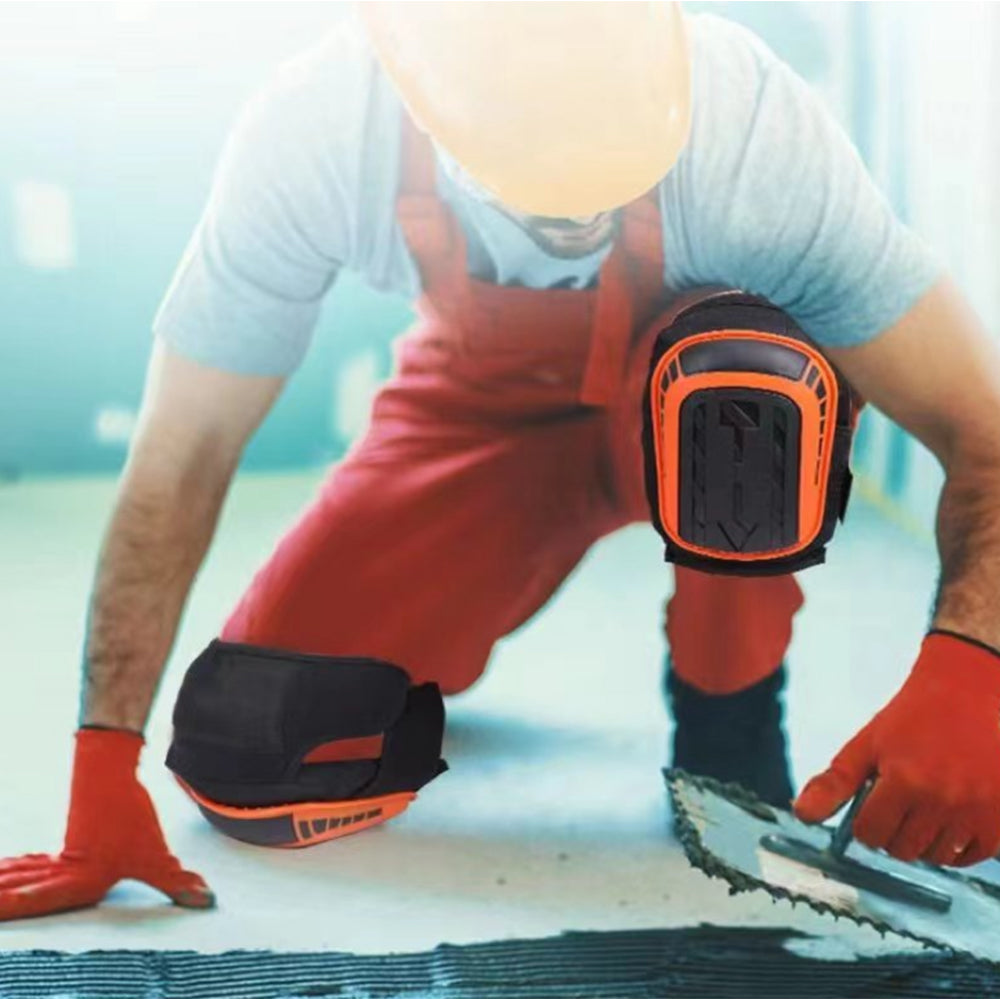 Pair of Knee Silicone Gel Pads For Security Work