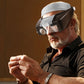 Magnifying Glass with LED Light Visor Head Loupe Headband Magnifier