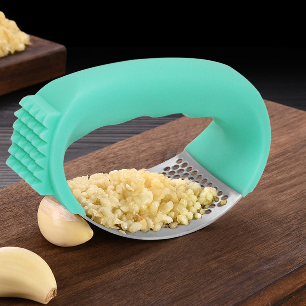 Stainless Steel Garlic Peeler and Squeezer Kitchen Tool Kit