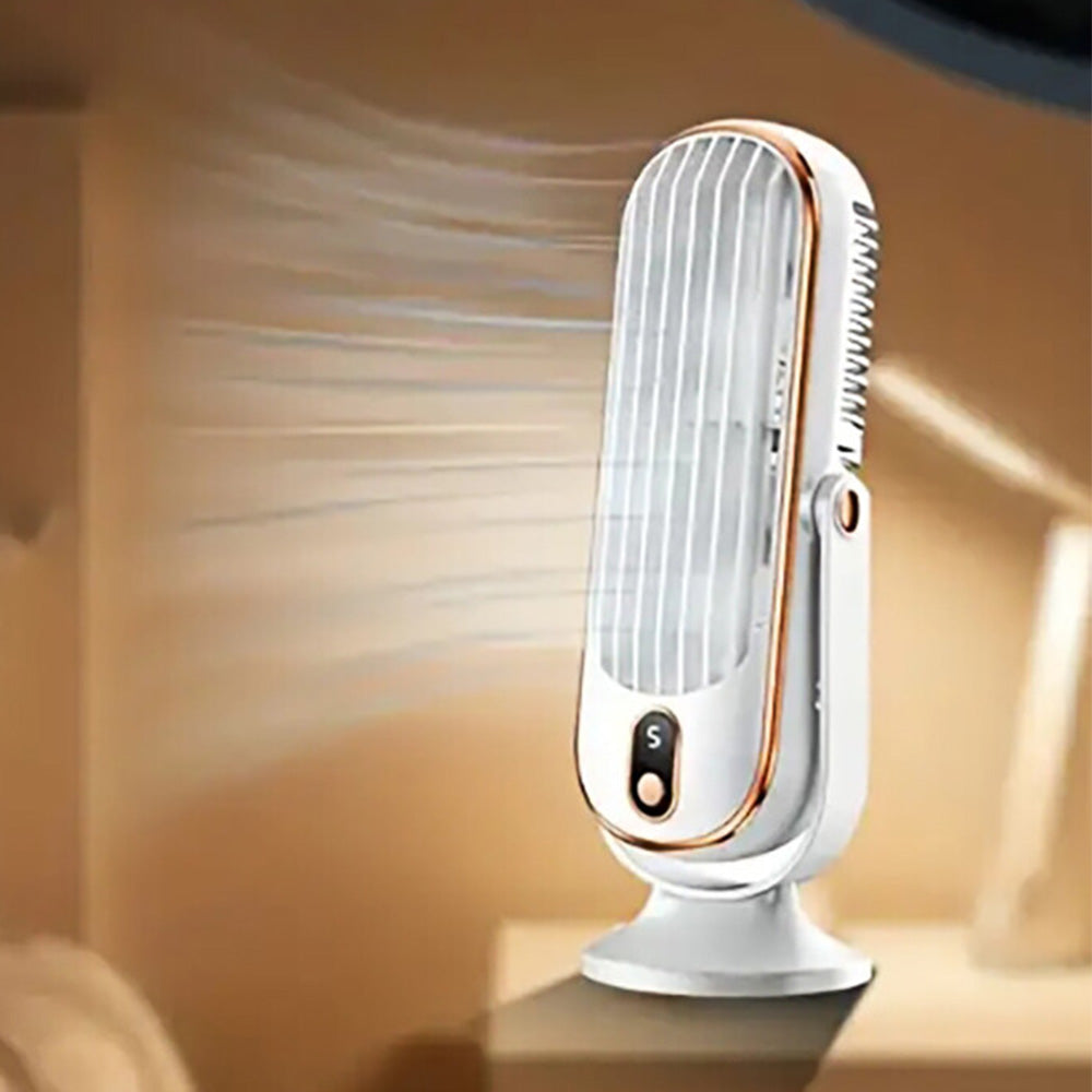 Wireless Cooling Table Fan Portable Tower Fan With 5 Speeds And 720 Degrees Oscillation