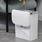 9L Kitchen Wall-Mounted Trash Can with Sliding Lid Seamless Sticker