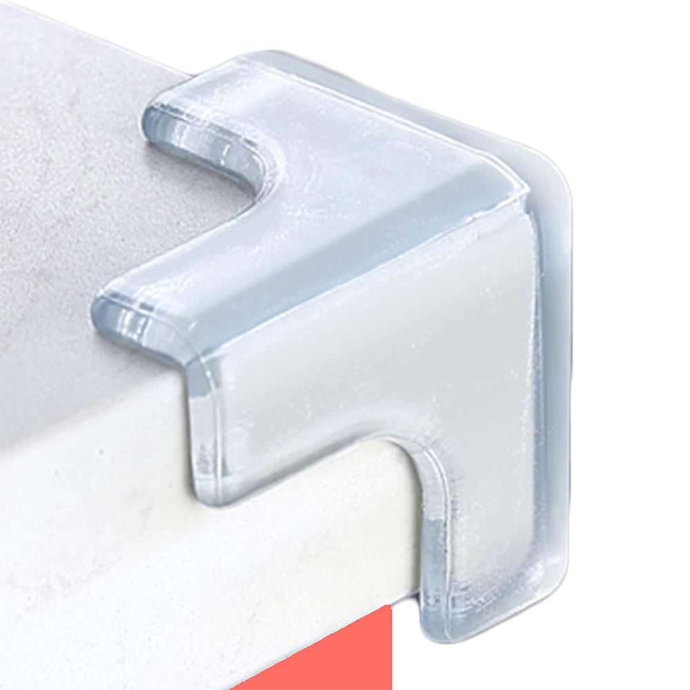 8Pcs T-Shape Desk Edge Soft Protectors for Furniture Sharp Corner Guard