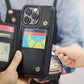 Wallet Case for iPhone 16 Pro Max iPhone16Pro Max 16Pro with Card Holder and RFID Blocking-Black