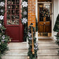24Pcs Artificial Flowers Christmas Tree Decorations for Wreath Fireplace Stairs