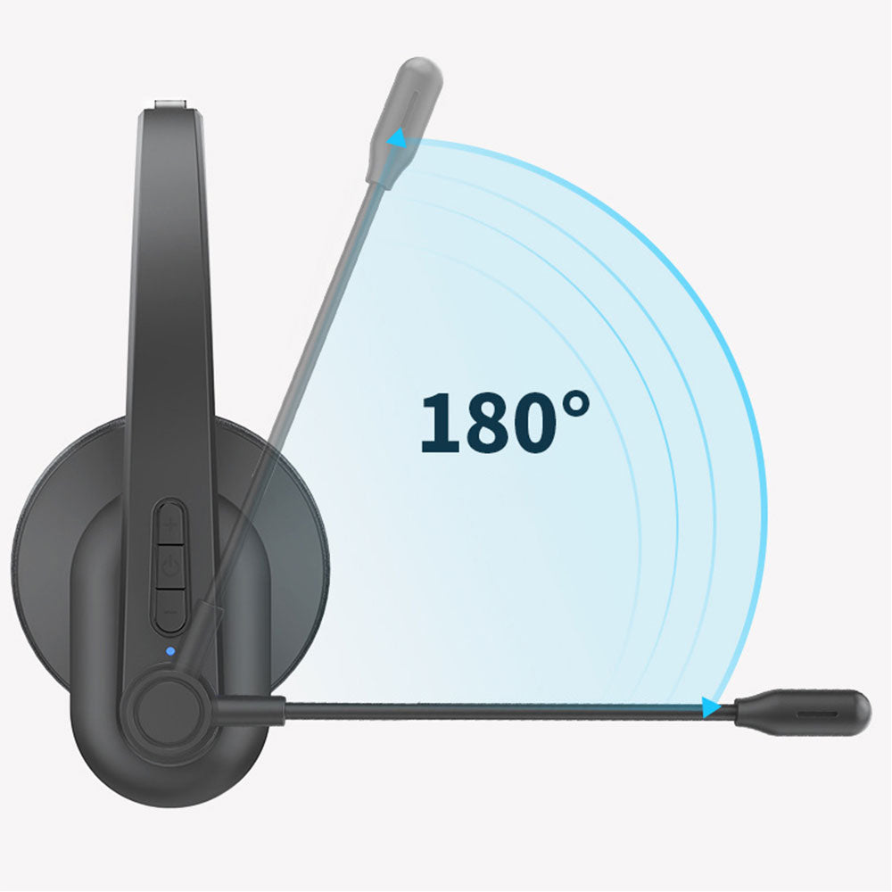 Bluetooth Headset with Microphone Wireless Business Headphones Mic