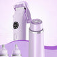 4-in-1 Women's Dual Heads Electric Shaver Cordless Body Hair Trimmer with 4 Heads Hair Removal Kit