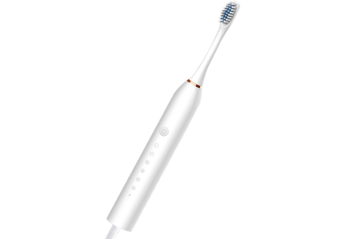 Couple's Electric Toothbrush Set with Travel Case -White and Pink