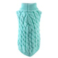 Puppy Dog Jumper Winter Warm Knitted Sweater Pet Clothes for Small Dogs Coat-Blue