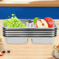 4Pcs Stainless Steel Grab and Go Snack Containers with Lids