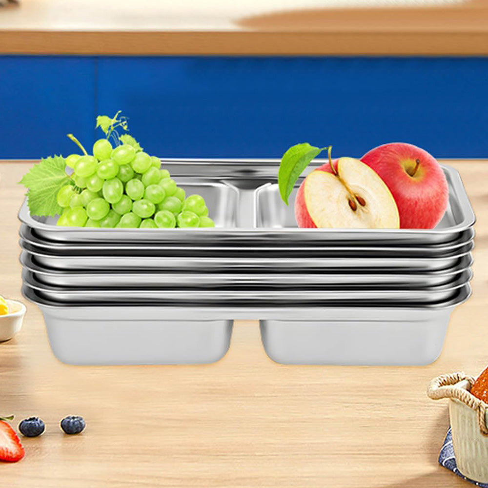 4Pcs Stainless Steel Grab and Go Snack Containers with Lids