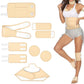 9pcs Reusable Castor Oil Pack Set for Shoulder Neck Waist Chest Knee & Feet